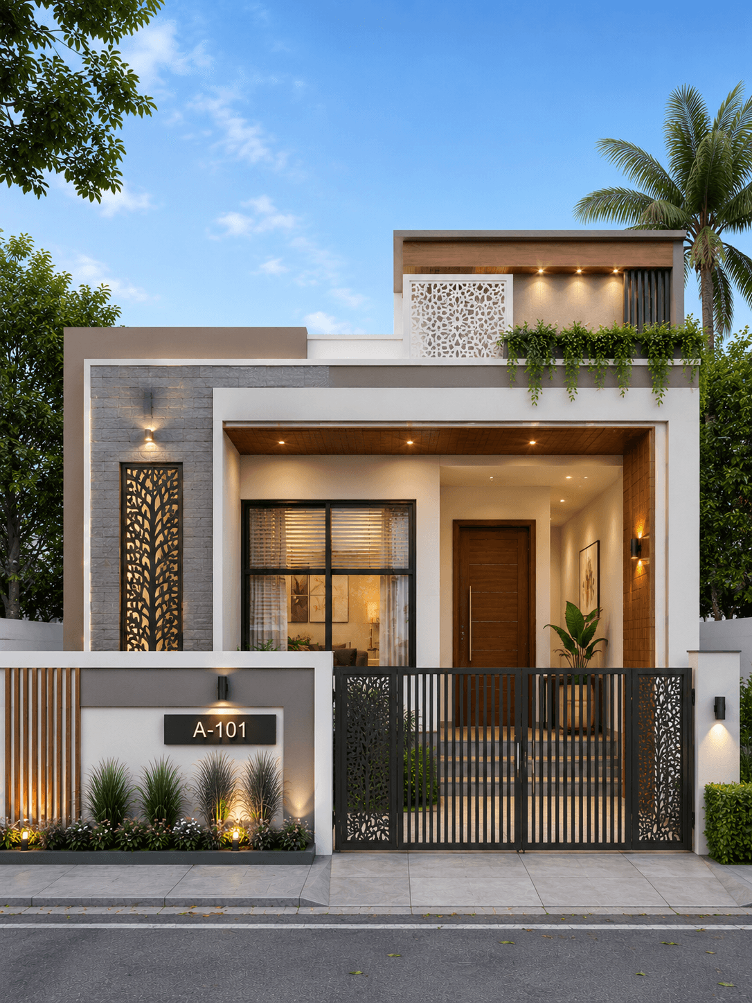 Elegant Modern Ground Floor House Design