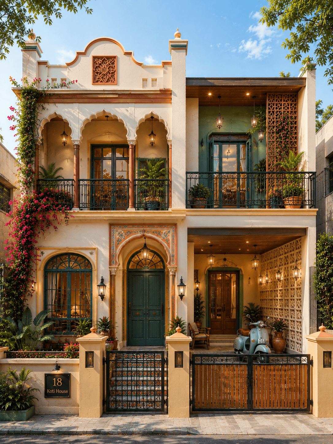 Luxury Colonial Havana G+1 House Design